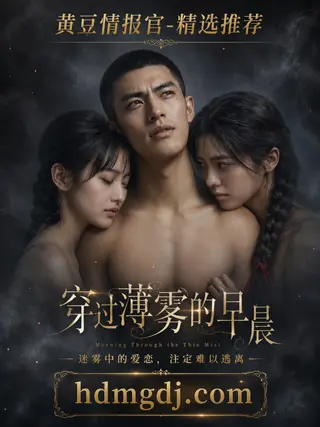 穿过薄雾的早晨