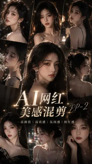 AI网红混剪