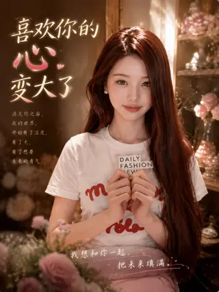 喜欢你的心变大了