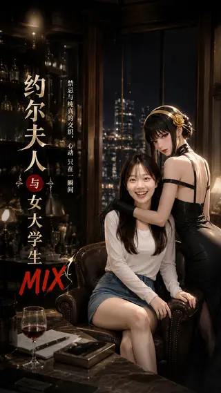 约尔夫人与女大学生MIX