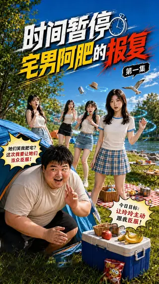 时间暂停，宅男阿肥的报复